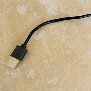 Short USB to Micro USB Cable, 1 Foot, Black